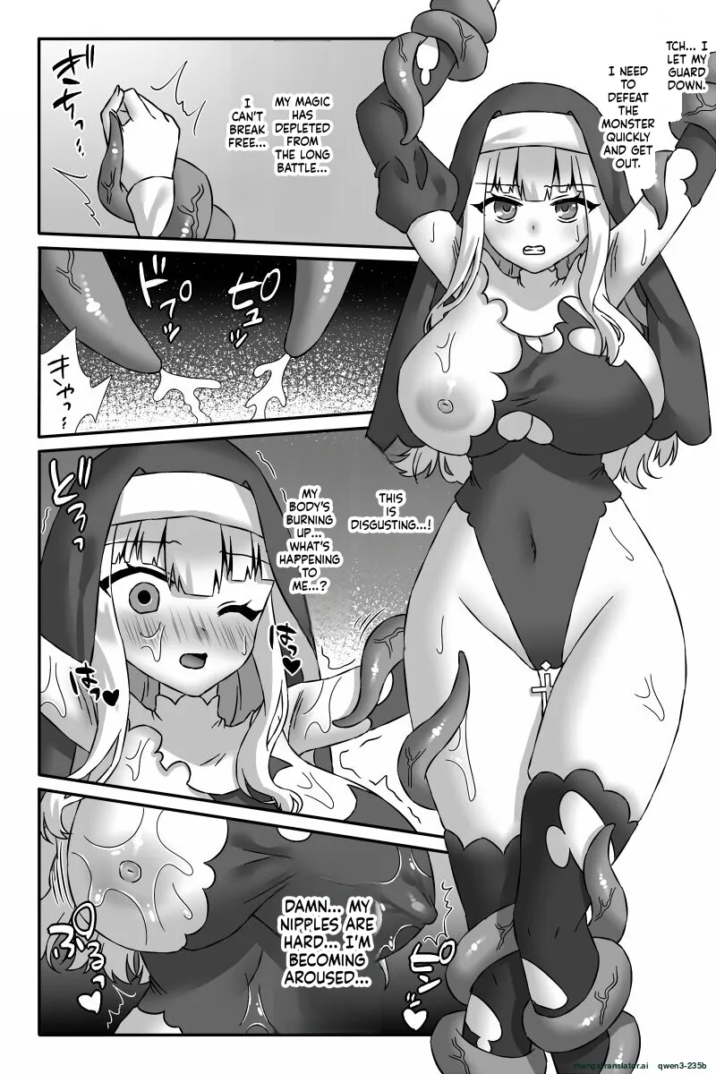 聖魔法少女モニカ~乳責め悪堕ち触手姦~ page 4 full