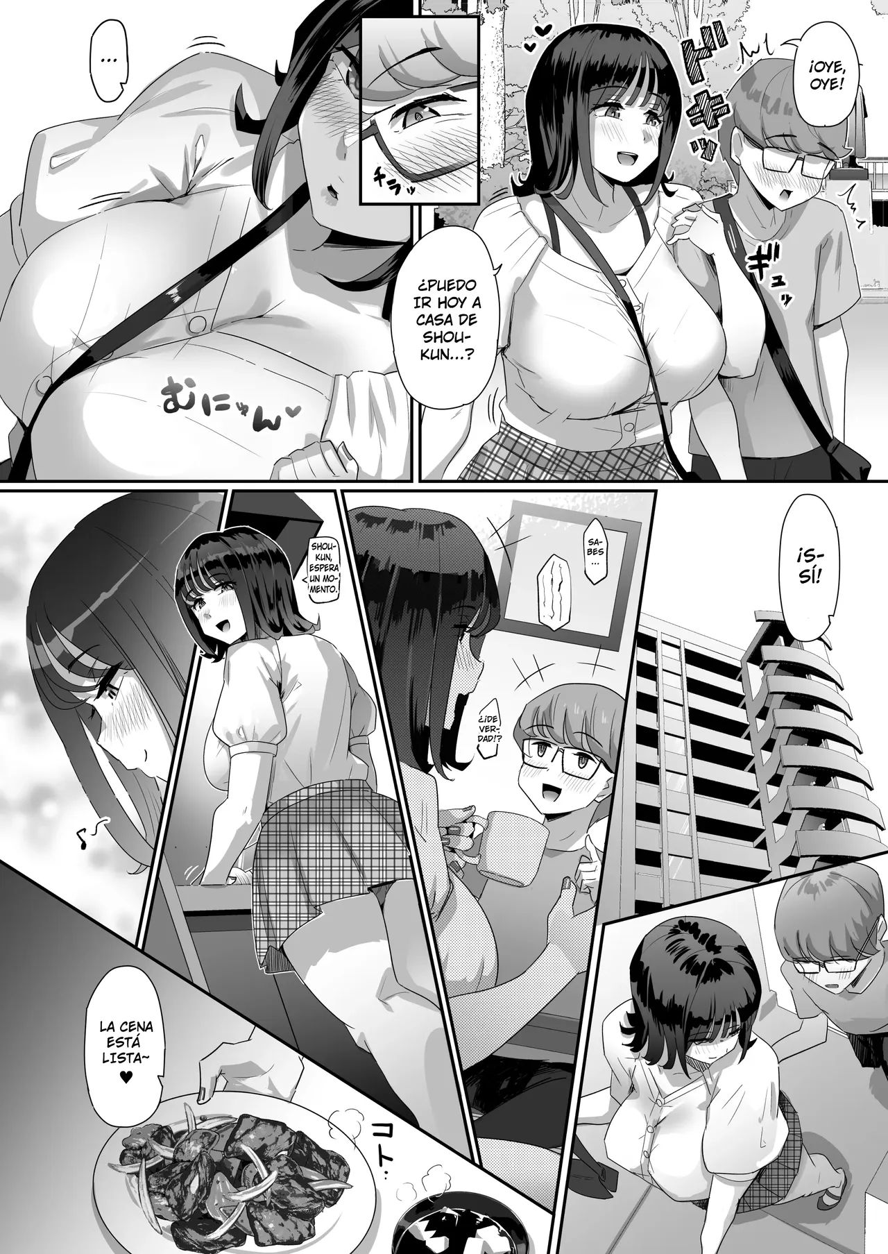Keitai de Muchimuchi na Chounyuu JD ni Chinpo o Shigoki Agete Morau Hanashi | La Historia De Como Una Chica Con Un Cuerpo Erótico Y Tetas Enormes Entreno Mi Pene page 3 full