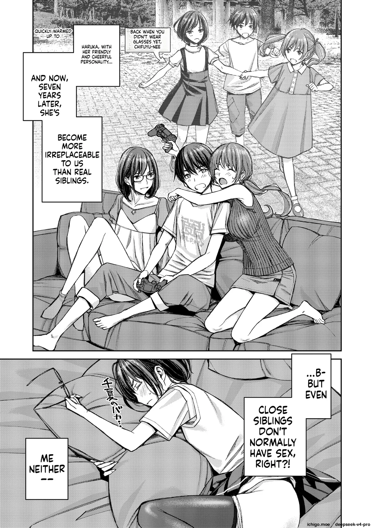 Daisuki na Otouto ga Chi no Tsunagattenai Imouto ni Toraresou de Yakimoki Suru Onee-chan no Hanashi. page 8 full