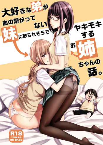 Daisuki na Otouto ga Chi no Tsunagattenai Imouto ni Toraresou de Yakimoki Suru Onee-chan no Hanashi. cover