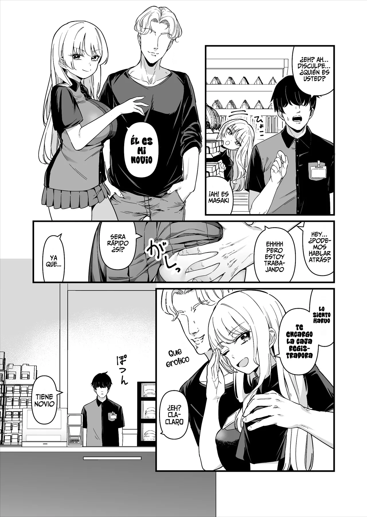 Kareshi Mochi Kyonyuu Beit Gal to Mechakucha Sex shita Hanashi page 4 full