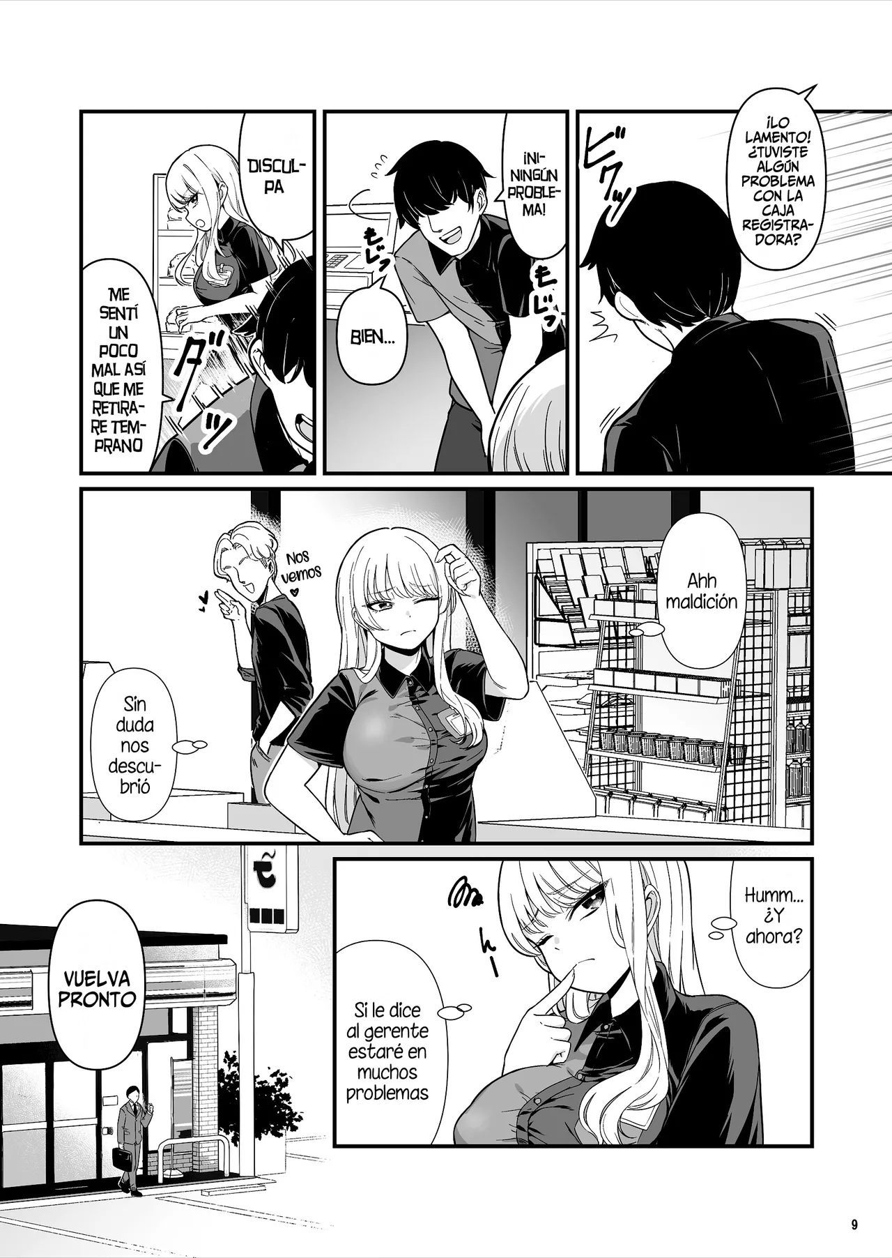 Kareshi Mochi Kyonyuu Beit Gal to Mechakucha Sex shita Hanashi page 9 full