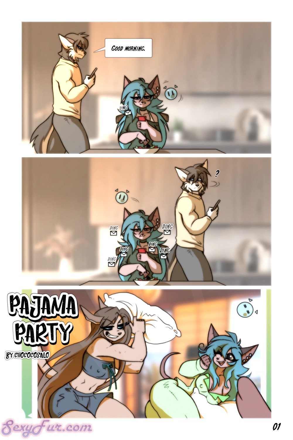Pajama Party page 1 full