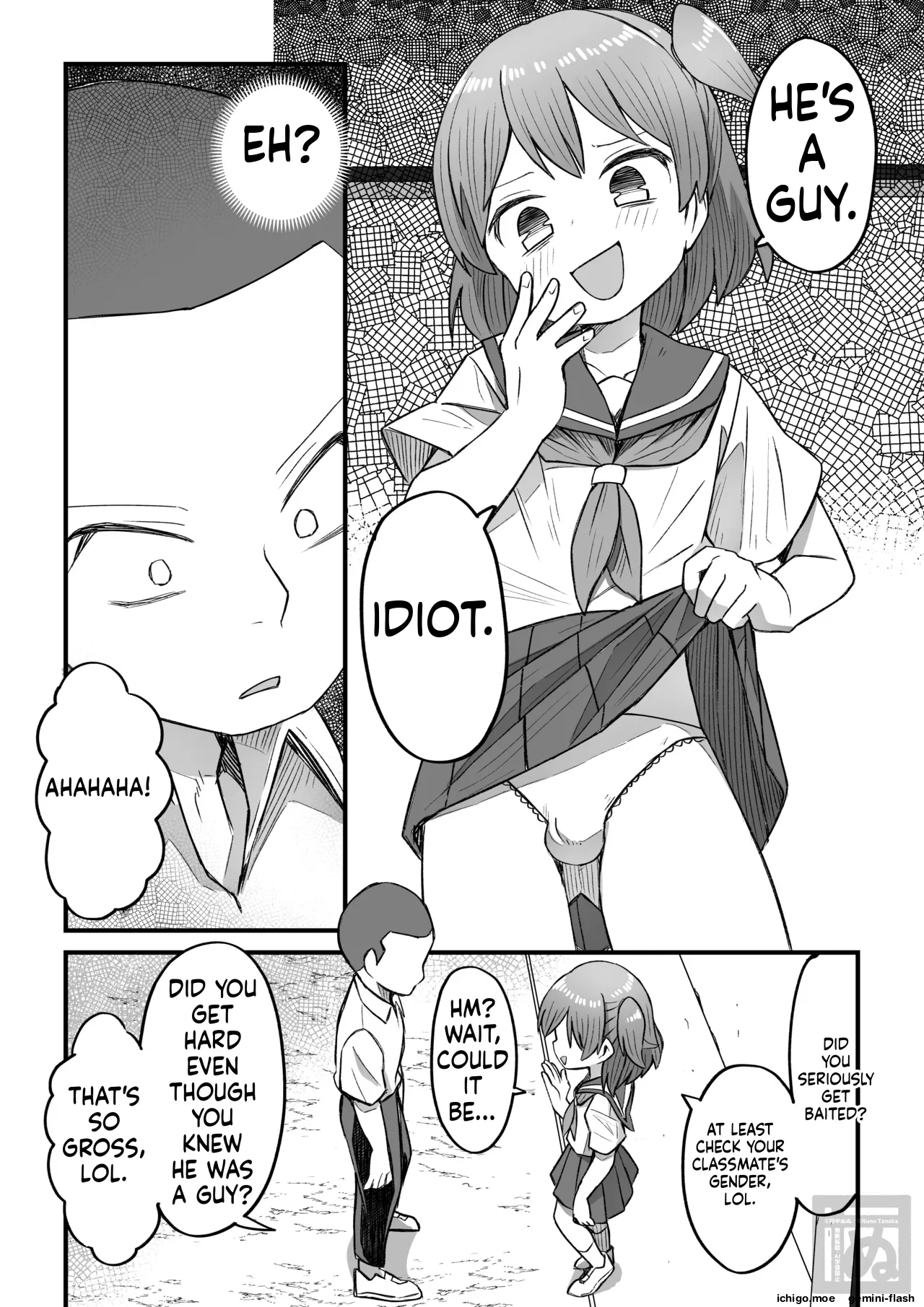 Namaiki na Otokonoko o Wakaraseru Hanashi Zenpen | A Story About Teaching a Sassy Cross-Dressing Boy a Lesson – Part 1 page 2 full
