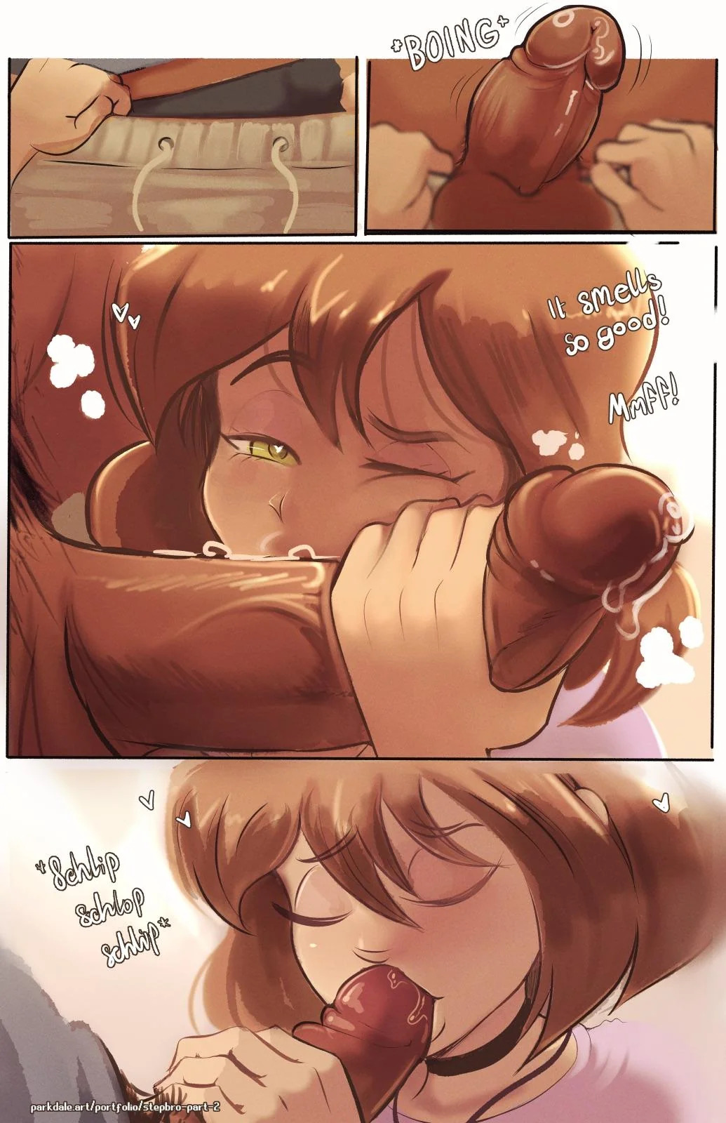 Stepbro Caught Me Crossdressing! Part 2 page 7 full