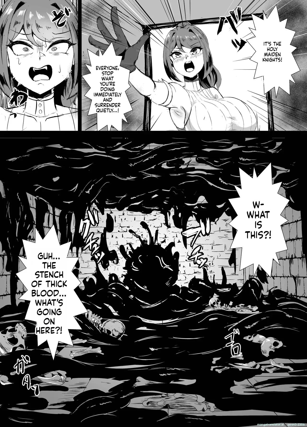 Wakate Elite na Seijo Kishi-sama, Kyouaku Shokushu ni Shiborareru ~Mugen ni Ikasare Buzama Haiboku Maryokujiru Tarenagashi Genkai Energy Drain Hen~ page 5 full