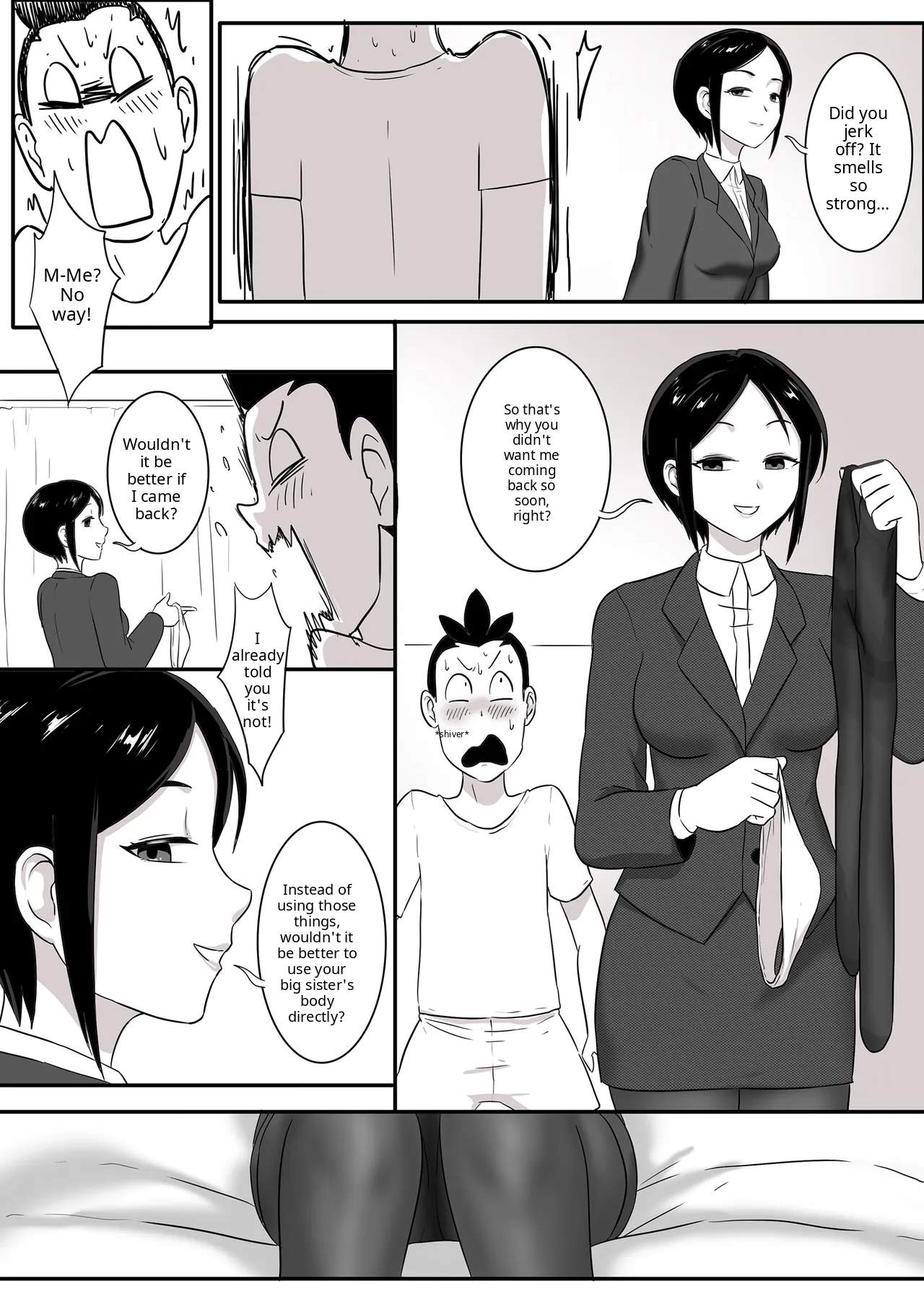 Parasite Extra - Tsukioi's younger brother, continued page 8 full