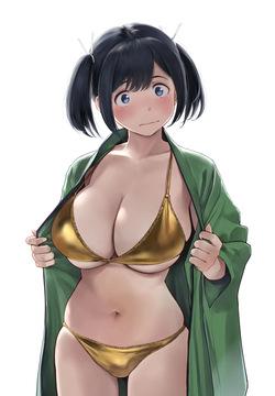 蒼龍金ビキニ&amp;裸差分