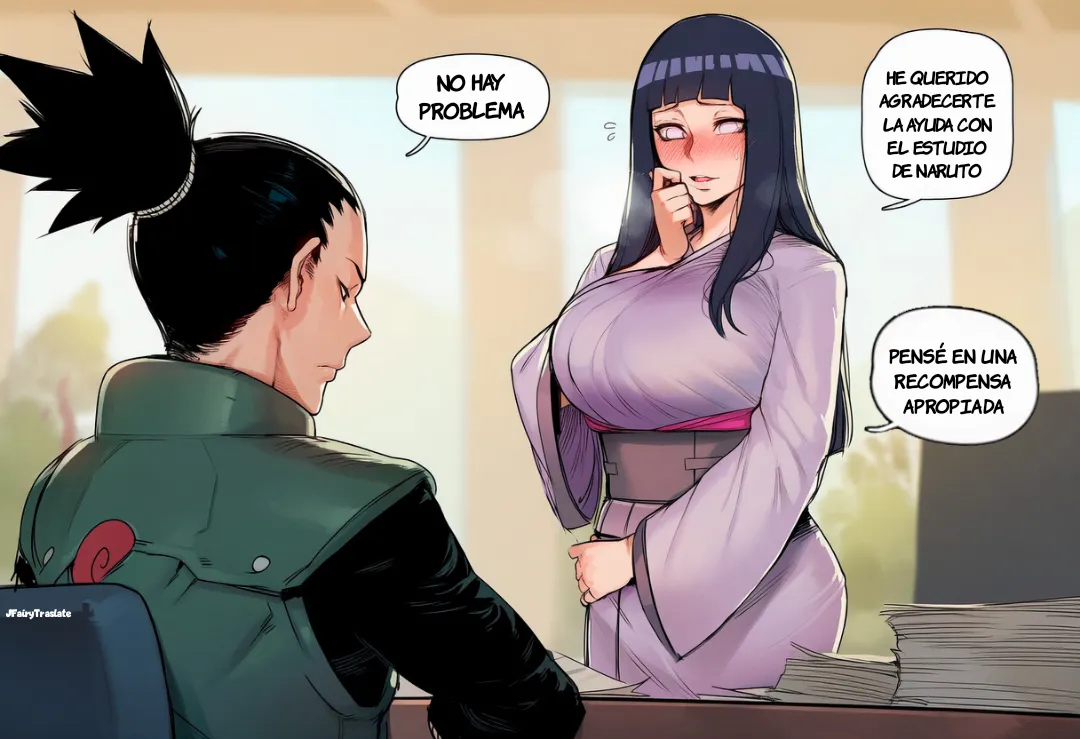 Hinata le da las gracias a Shikamaru por su ayuda page 1 full