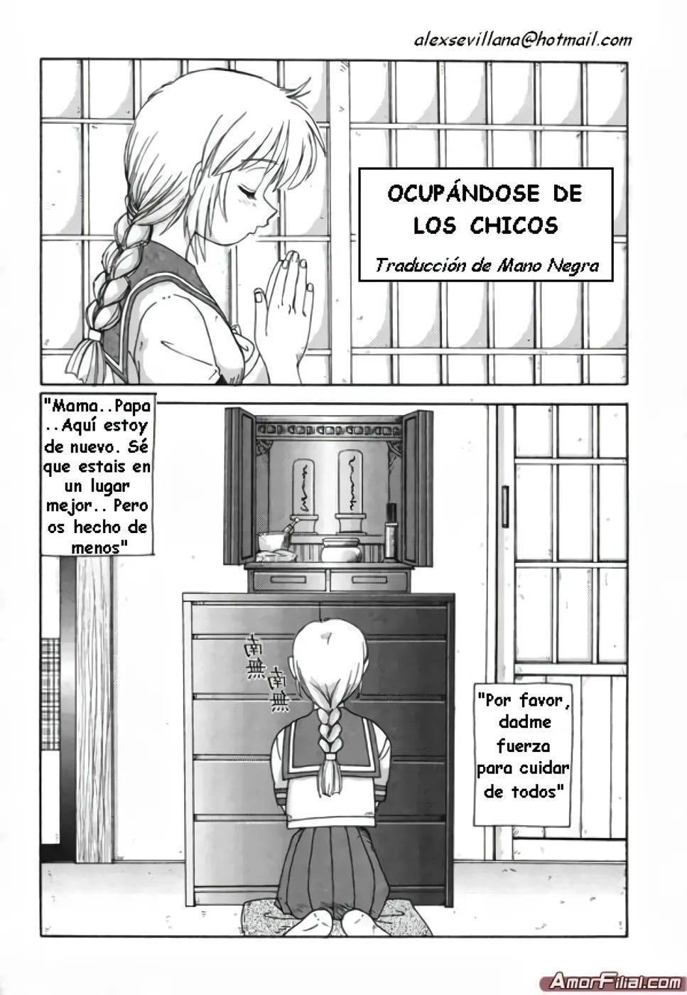 Taking care of the Boys / Ocupandose de los Chicos page 1 full