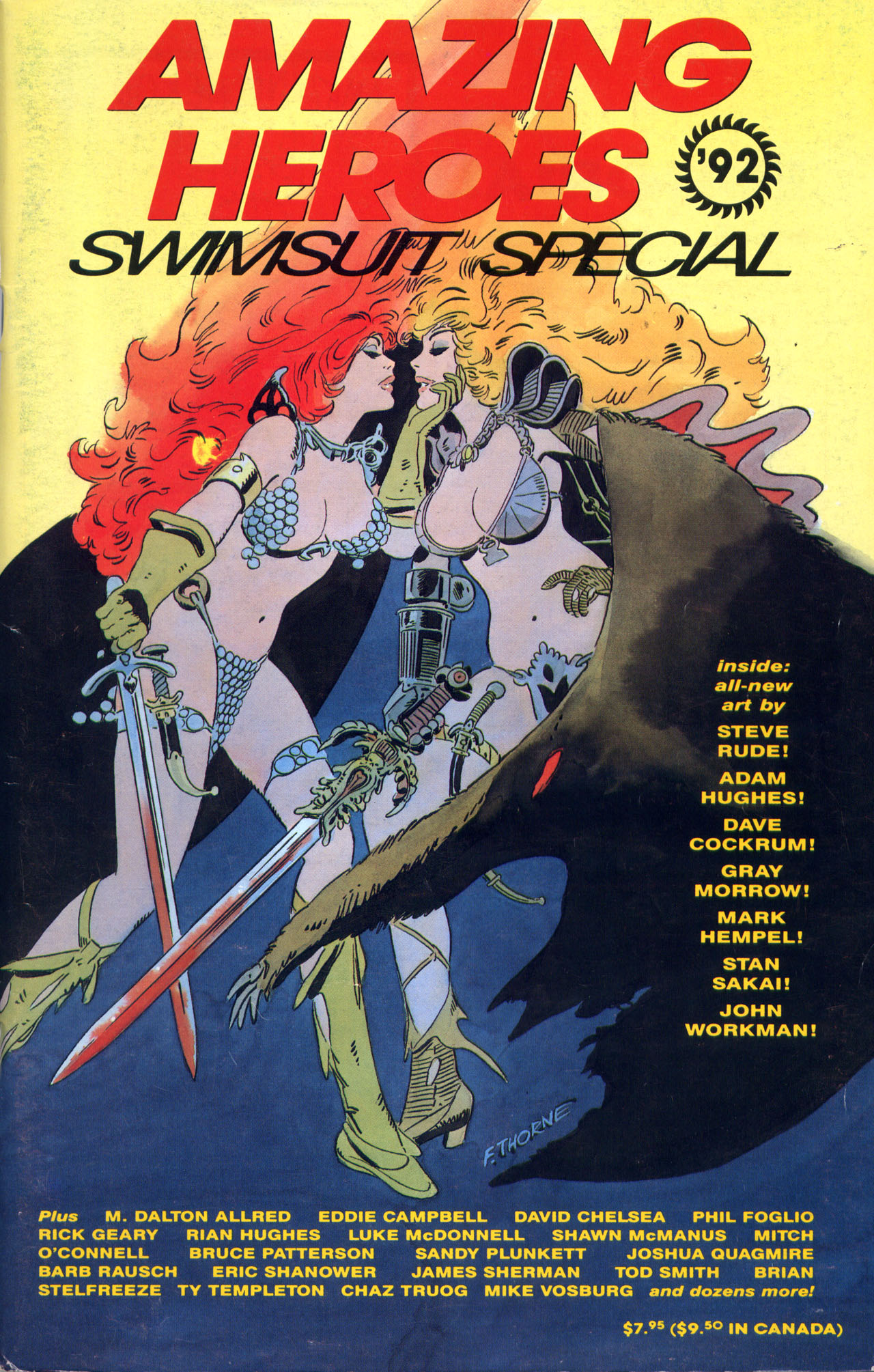 Amazing Heroes Swimsuit 1992 page 1 full