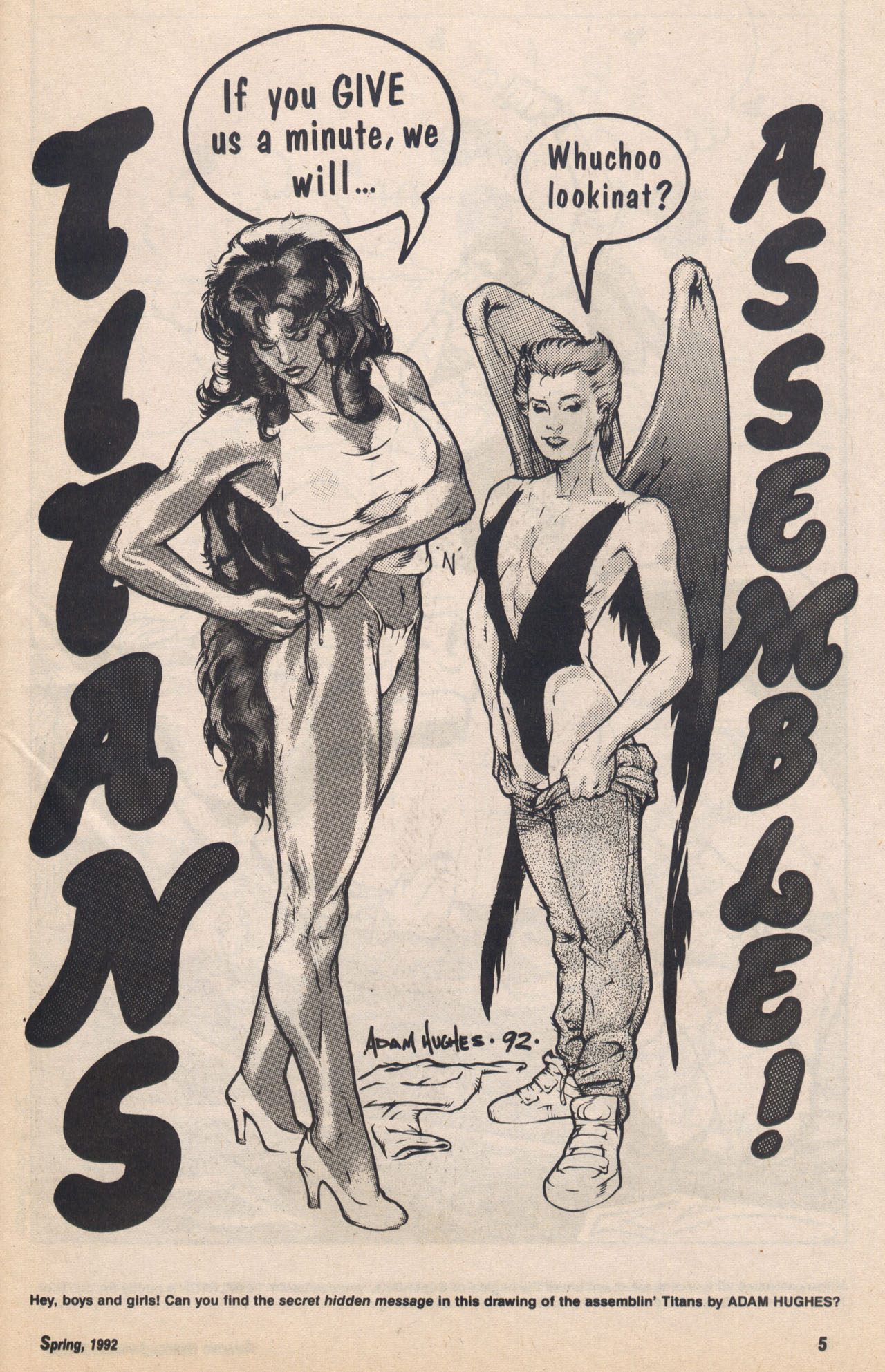 Amazing Heroes Swimsuit 1992 page 5 full