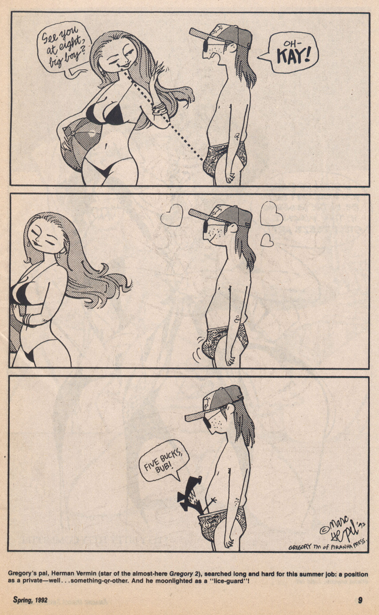 Amazing Heroes Swimsuit 1992 page 9 full