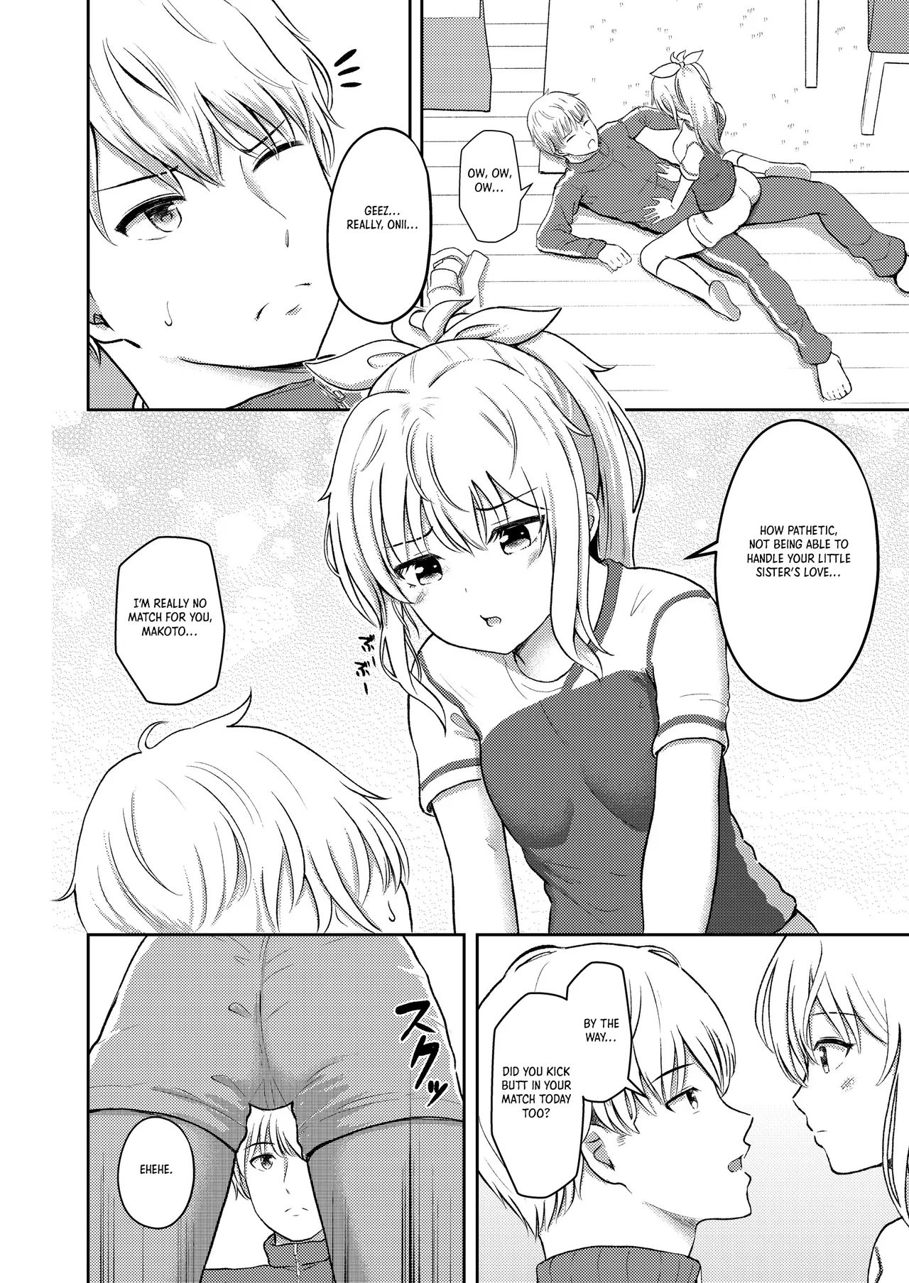 Oyasumi Sister Onii-chan wa Imouto no Nioi ga Ki ni Natte Shikatanai!｜Goodnight, Sister: My Little Sister's Scent Is Driving Me Crazy!! page 4 full