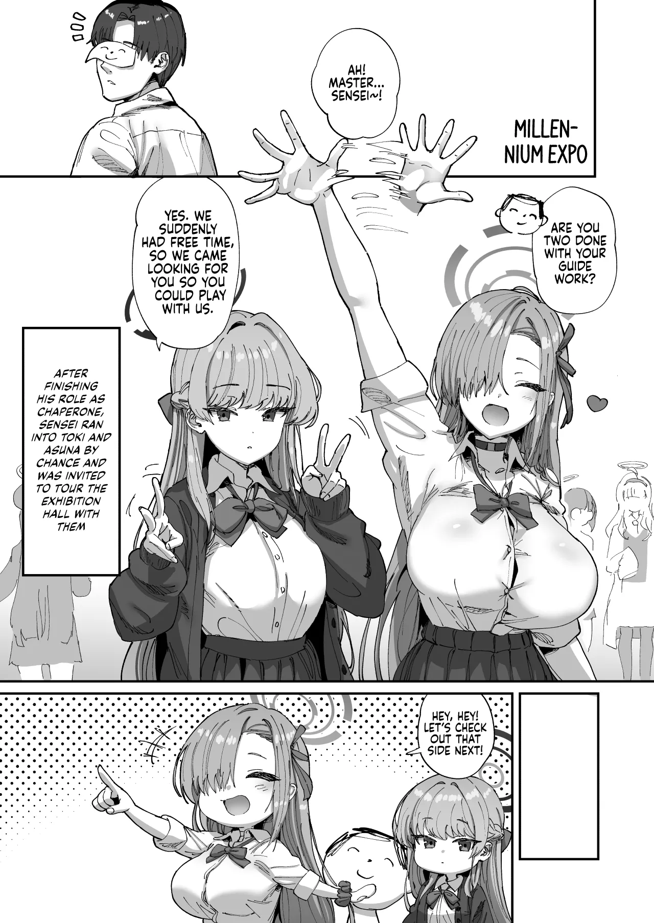 A Room You Can’t Leave Without Having Sex with Asuna &amp; Toki page 2 full