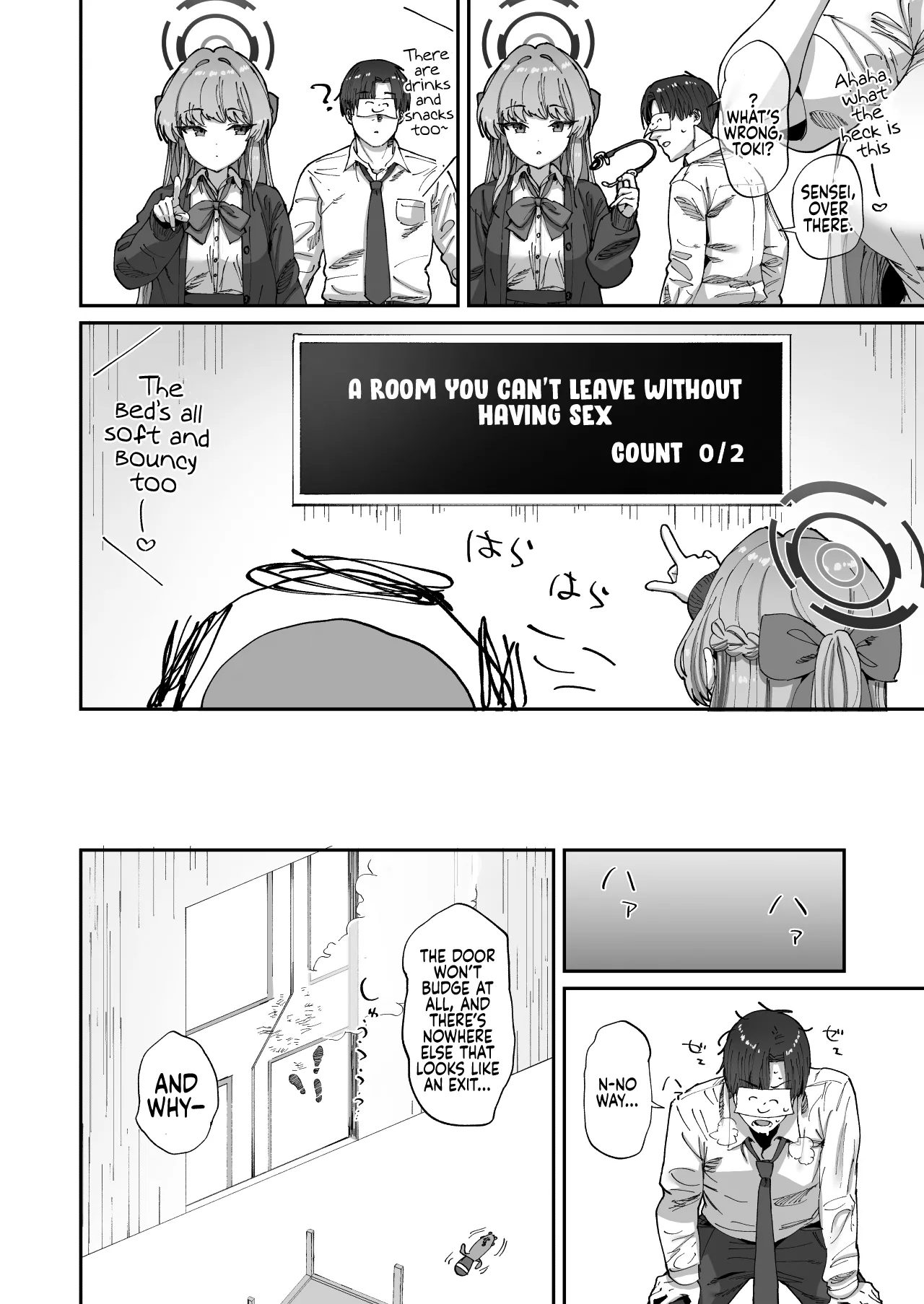 A Room You Can’t Leave Without Having Sex with Asuna &amp; Toki page 5 full