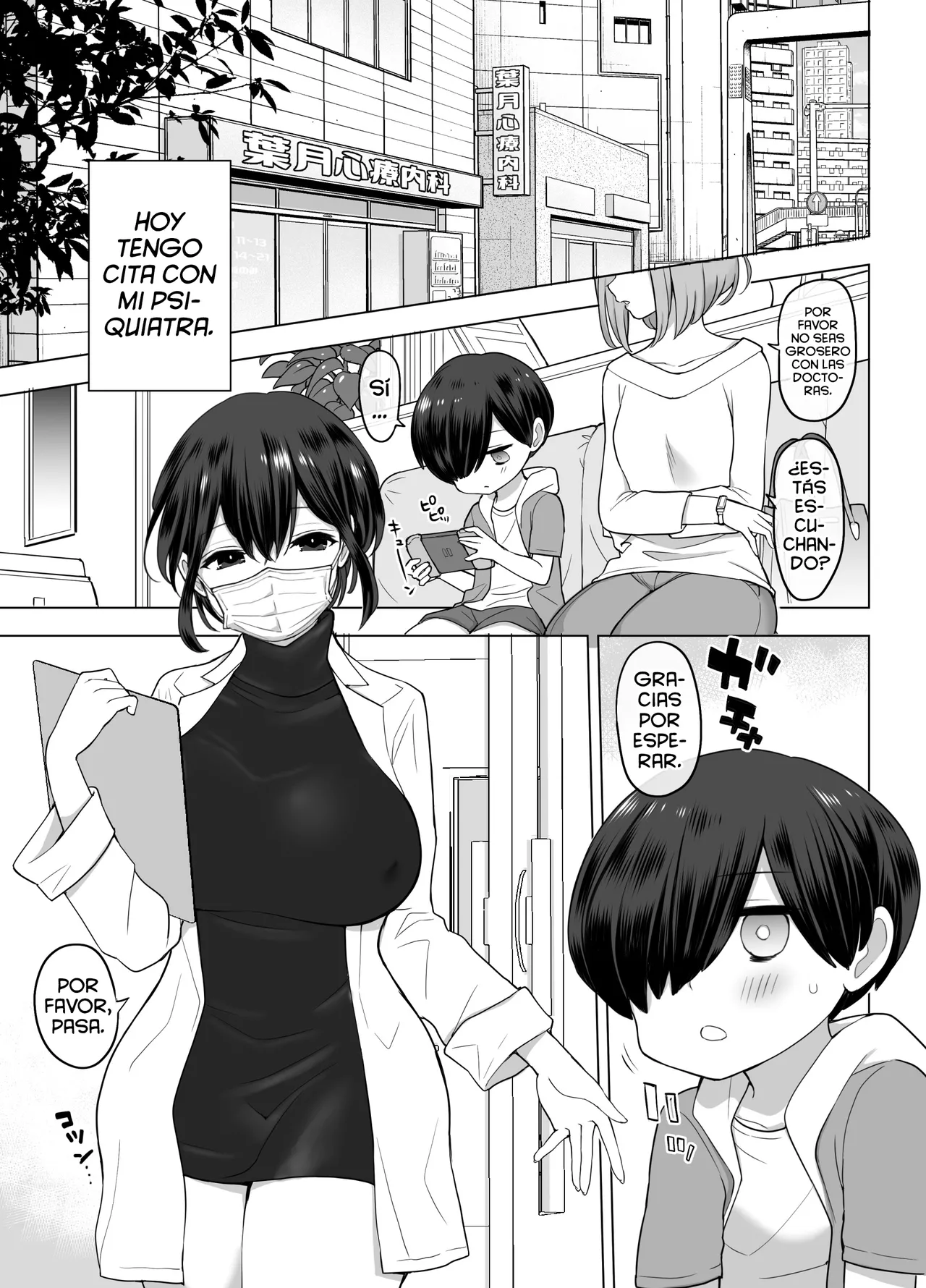 Shinryou Naika no Joi-san-tachi wa Boku no Zenbu o Uketomete Kureru | Las doctoras de la clínica de salud mental me aceptan tal y como soy page 3 full