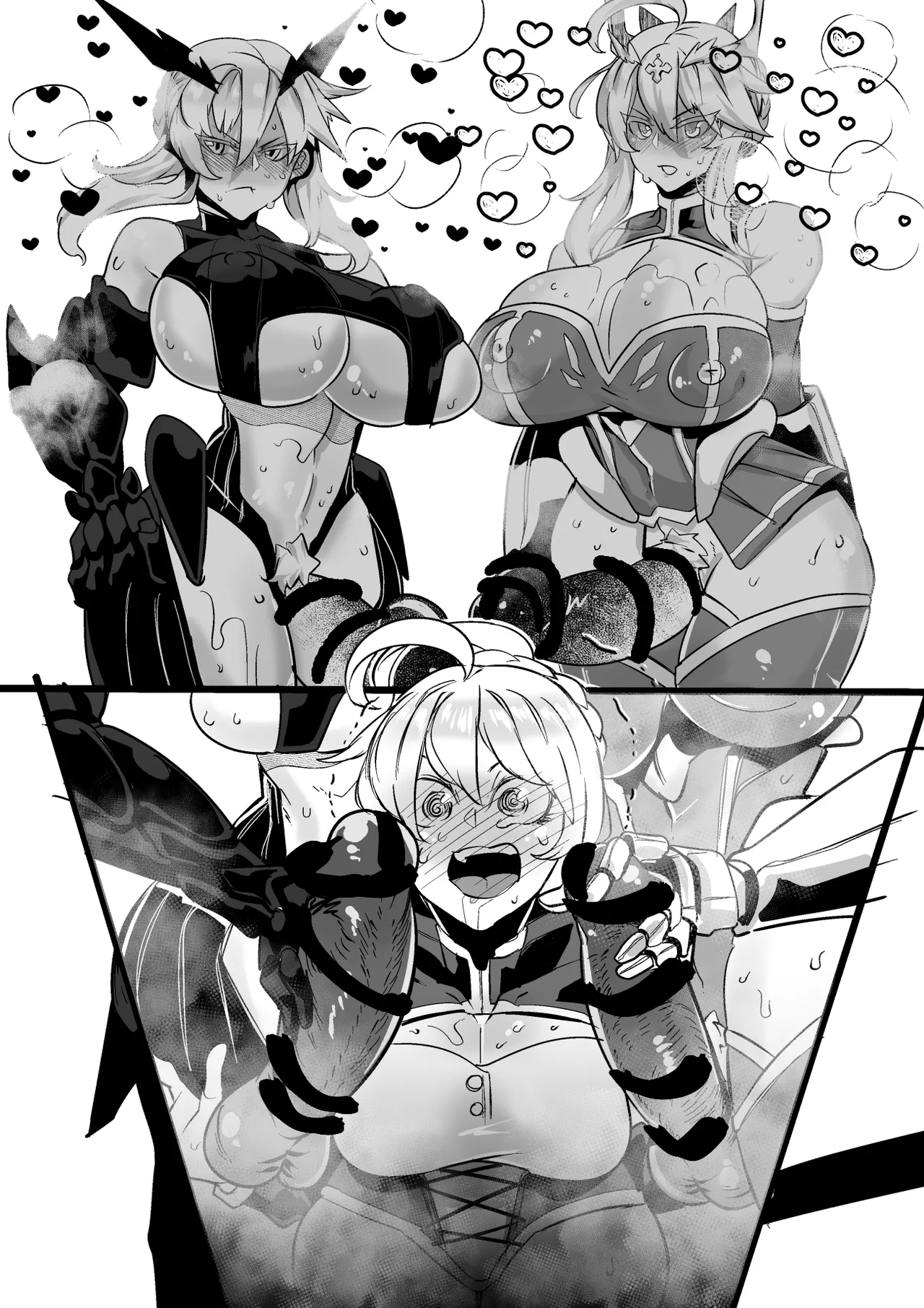 Artoria ga Artoria o Okasu Futanari Les Sex page 9 full