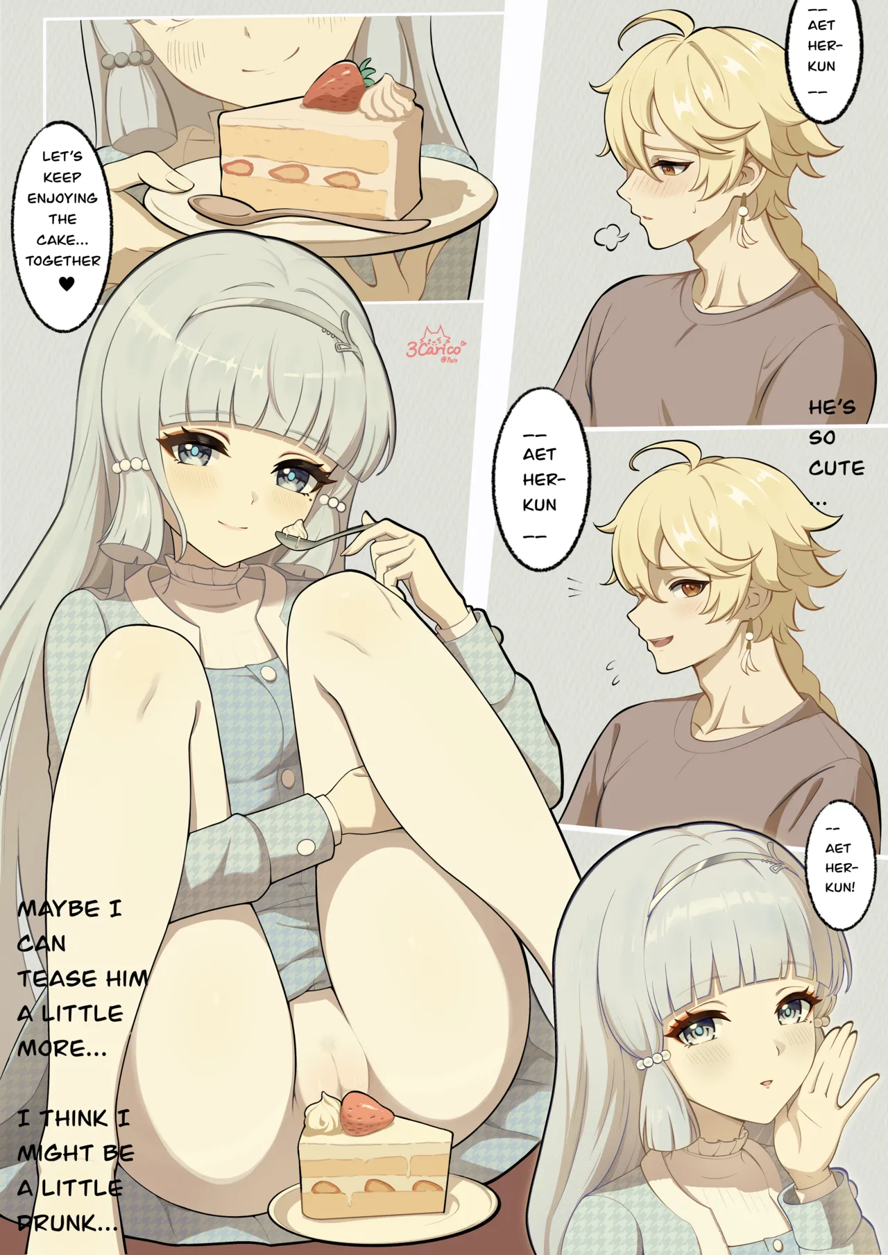 Valentine no Yoru, Shokutaku de Hajimaru Game page 6 full
