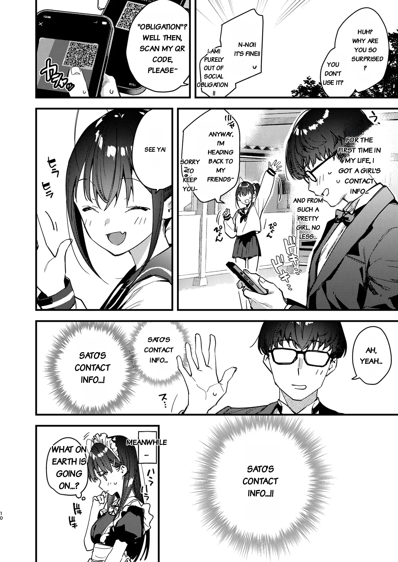 Suki na Ko no Beit Saki ga H na Service o Shiteiru 5  | My favorite girl's part-time job offers H services to regular customers 5 page 10 full