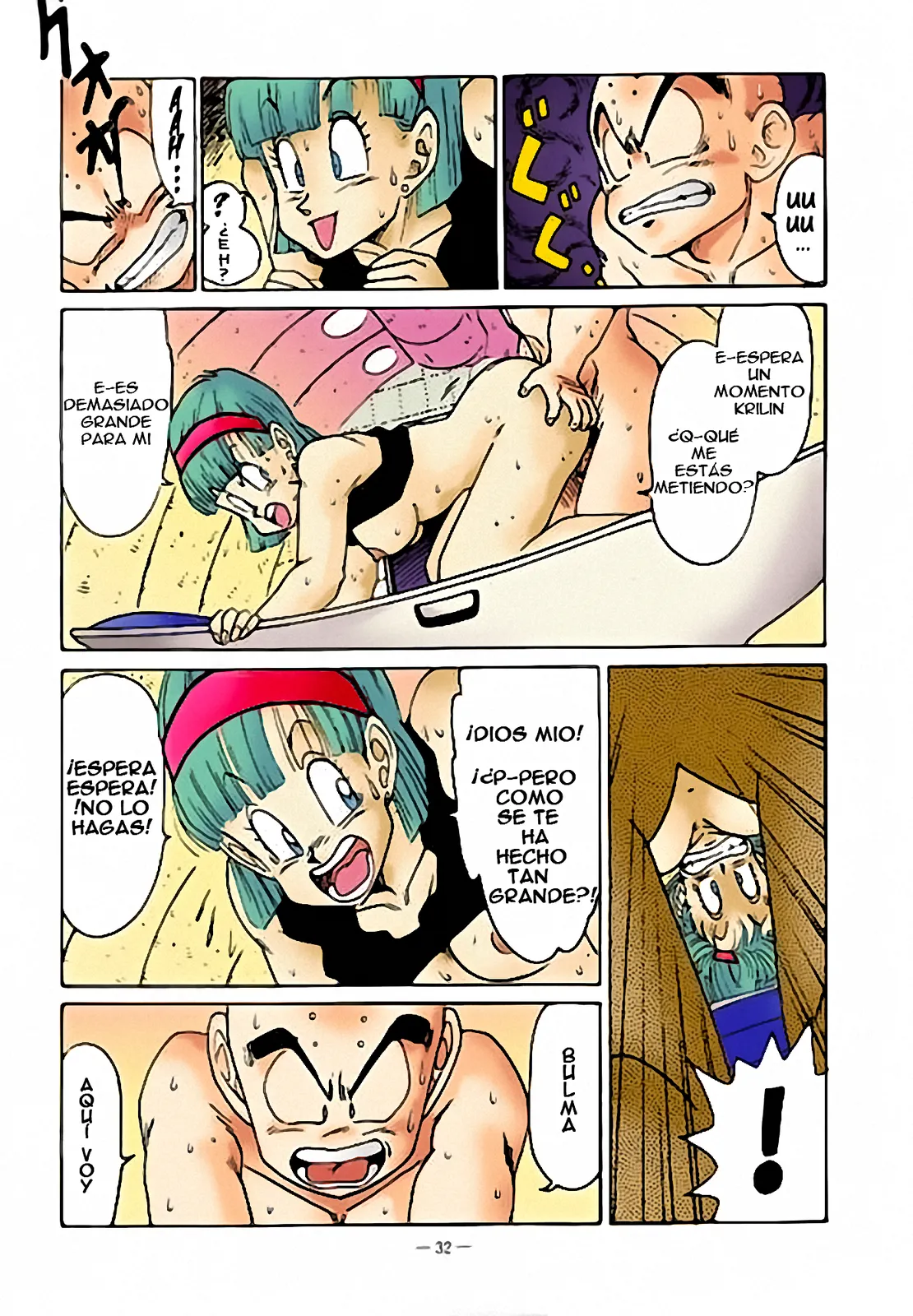 Aim at Planet Namek! Colorized / ¡En Camino al Planeta Namek! page 8 full