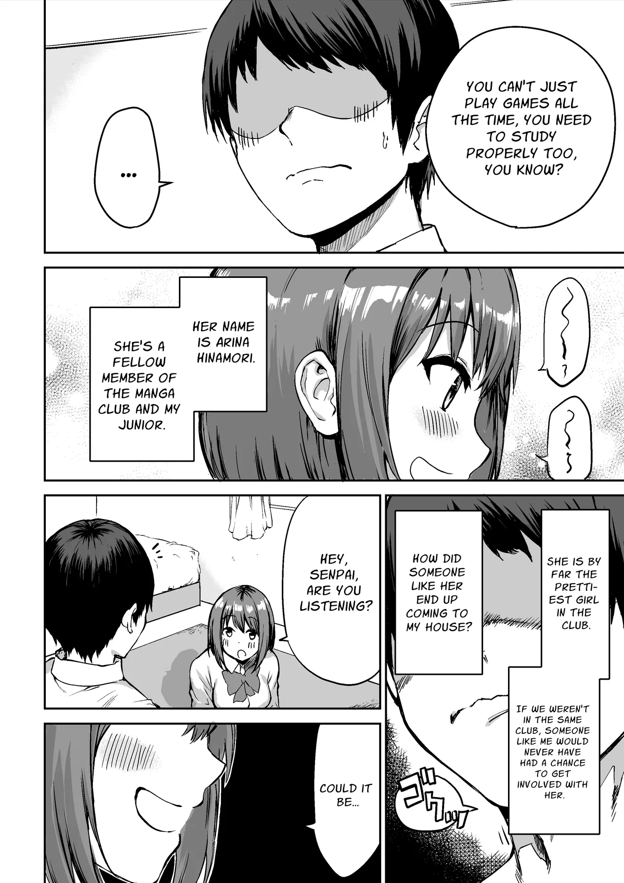 Kouhai-chan no Ijiwaru Chikubi Zeme page 3 full