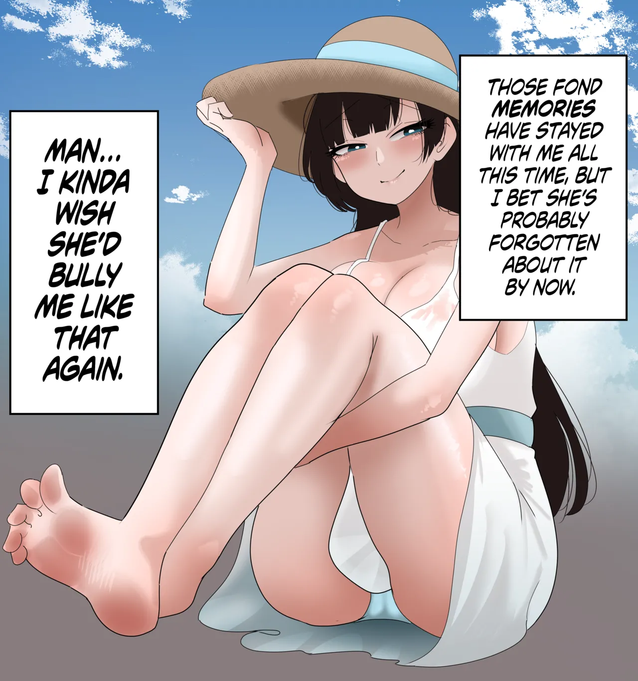 Obon no Kiseisaki de Muremure Amaama Nioi-zeme 💕 | Onee-chan's Steamy, Smelly &amp; Sweaty Assault during Obon! 💕 page 3 full