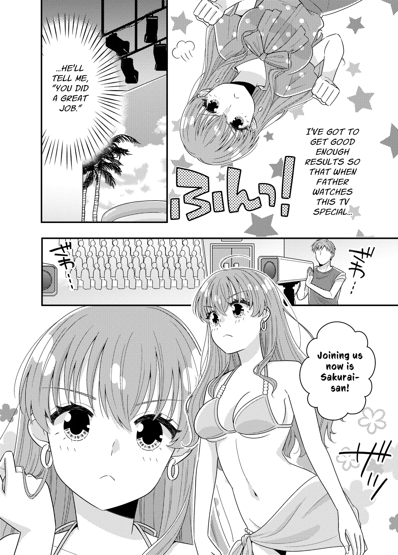 Ojou-sama Weather Caster Oppai Marudashi Mishap | High-Society Weather Caster: Bare-Breasted Mishap page 10 full