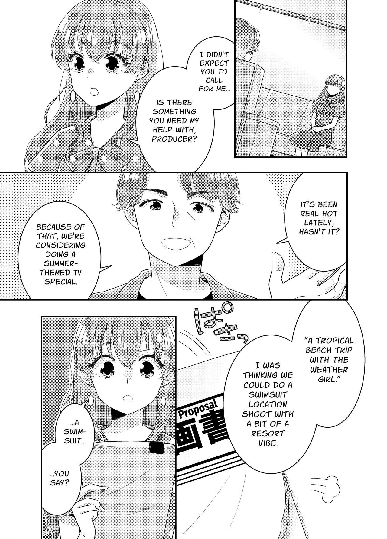 Ojou-sama Weather Caster Oppai Marudashi Mishap | High-Society Weather Caster: Bare-Breasted Mishap page 6 full