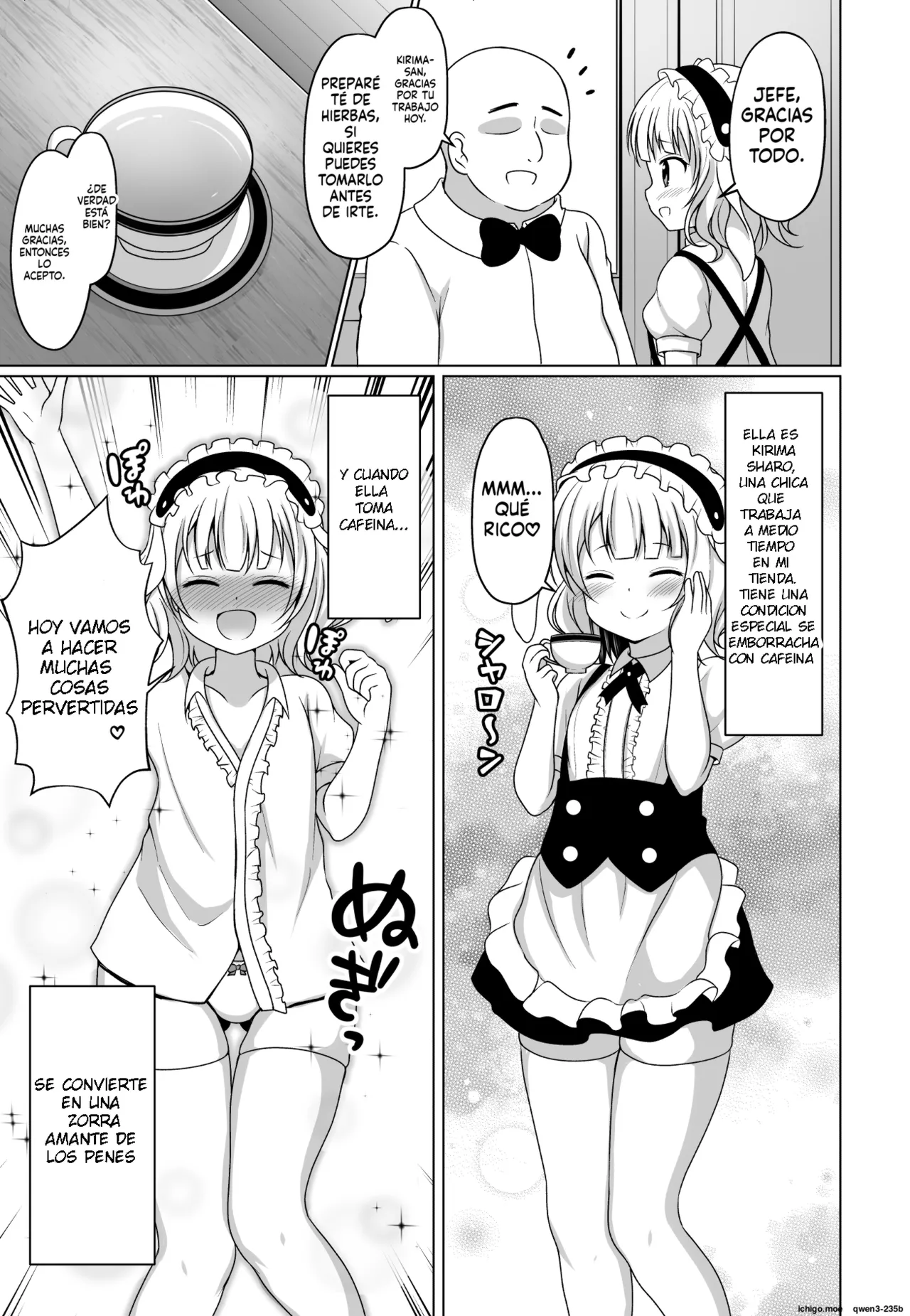 Un ,anga sobre tener sexo con Syaro-chan, quien se vuelve una perra cuando está borracha page 1 full