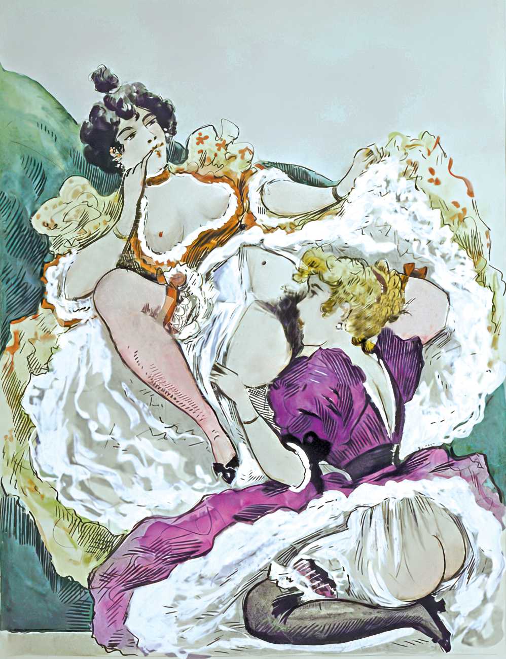 Georges Mouton - Aquarelles / Cartes érotiques page 6 full
