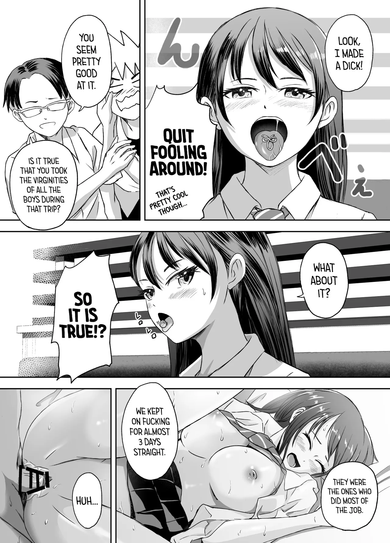 Shuugakuryokou Mae ni Joshikousei ni Natta Hanashi | How We Became Girls Before Our School Trip After Days page 6 full