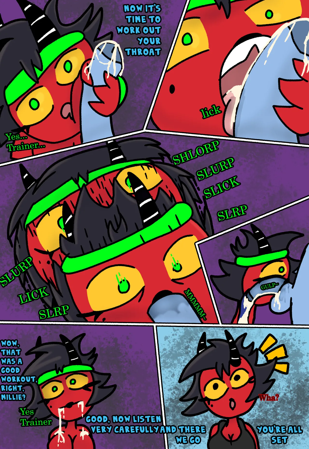 Mindless Workout by  a Helluva Boss NSFW Fan comic page 10 full