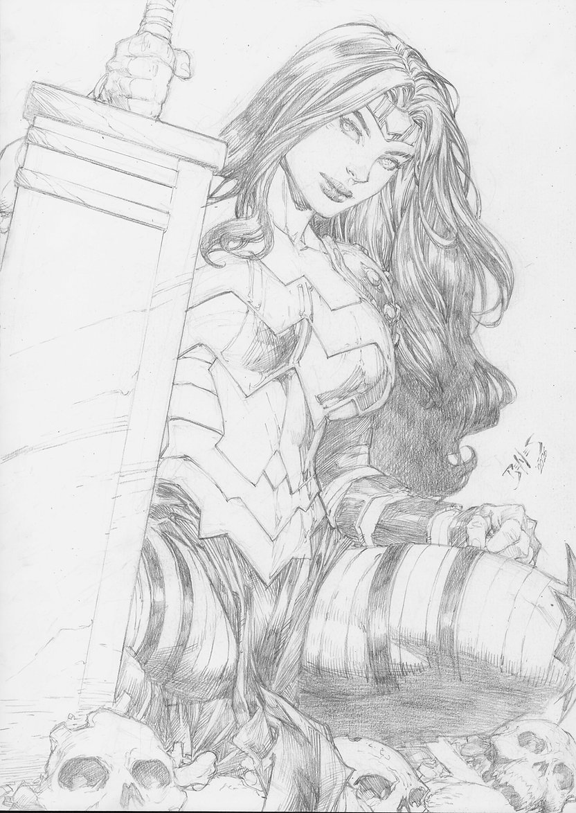 Ed Benes Original Art page 10 full