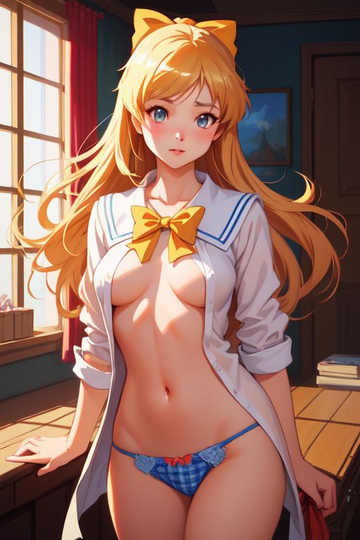 Sailor Venus Topless Tease &amp; Open Shirt page 2 full