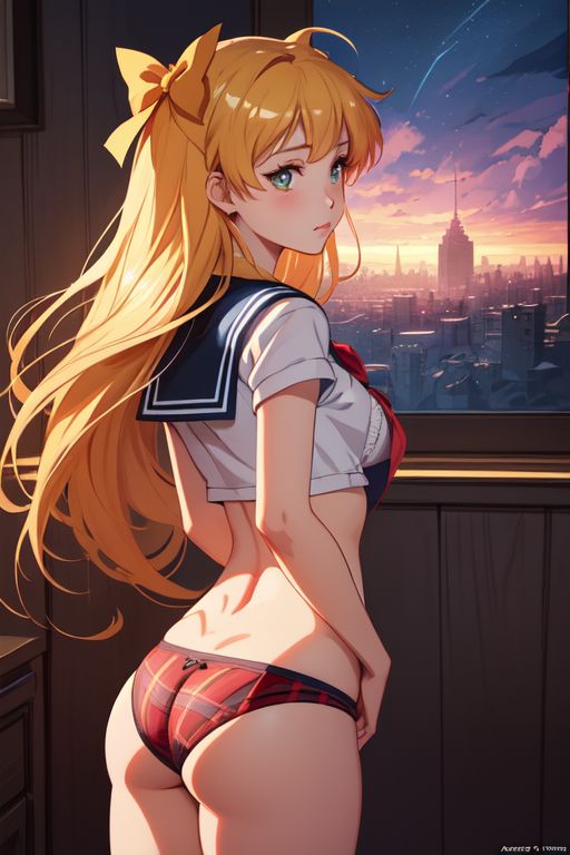 Sailor Venus Topless Tease &amp; Open Shirt page 5 full