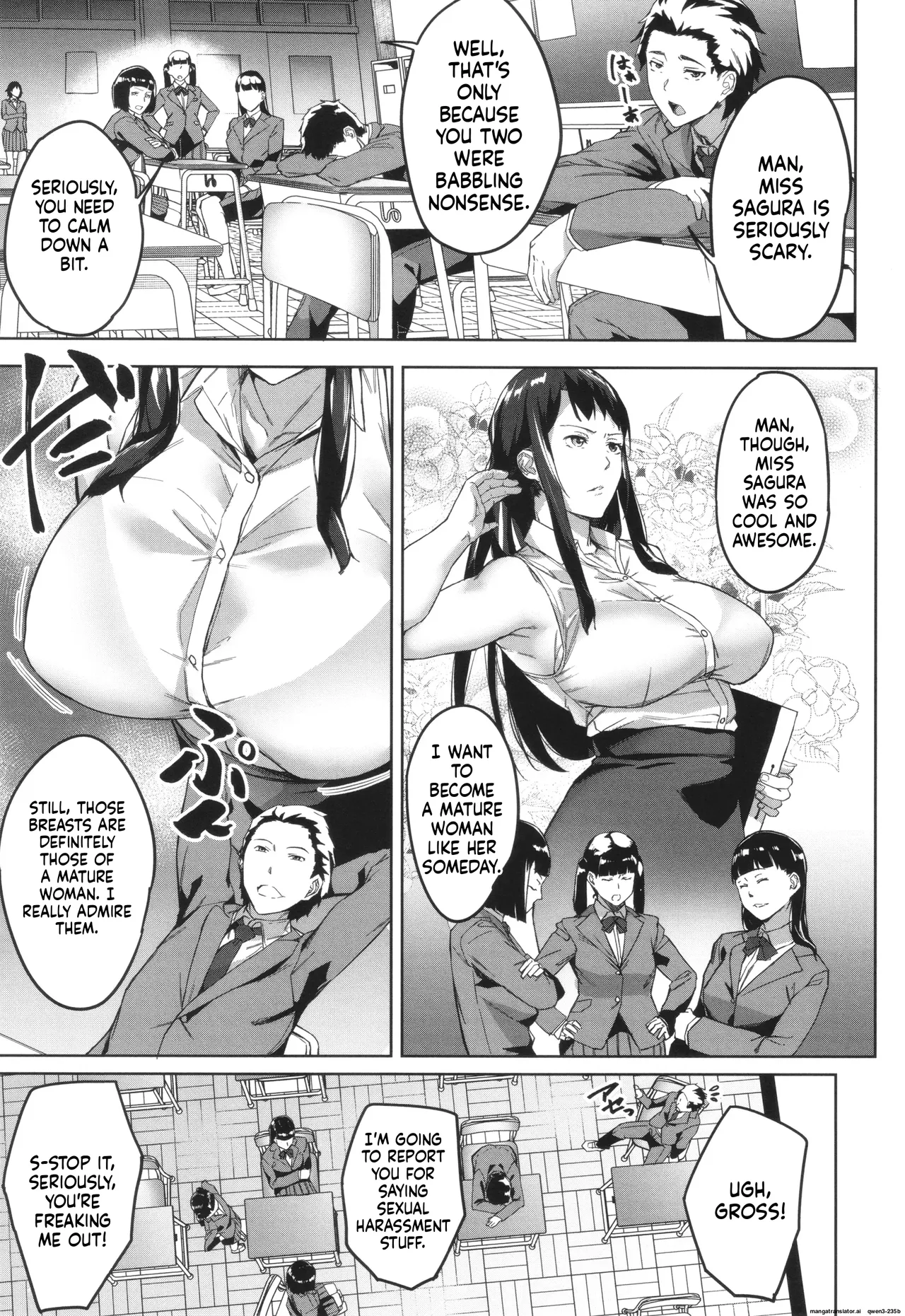 Otosareta Kyoushi File.Baka Chichi Kuso Kyoushi no Hame Douga 1 - 2 + after life page 6 full