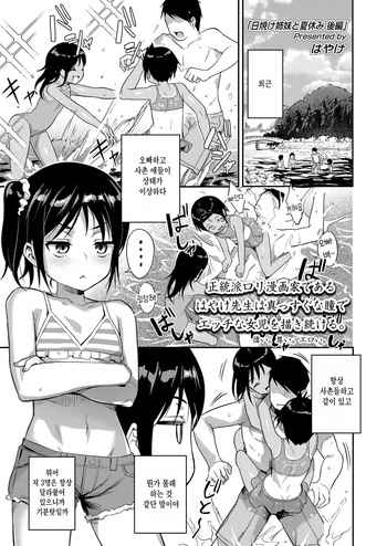 Hiyake shimai to natsuyasumi kouhen cover