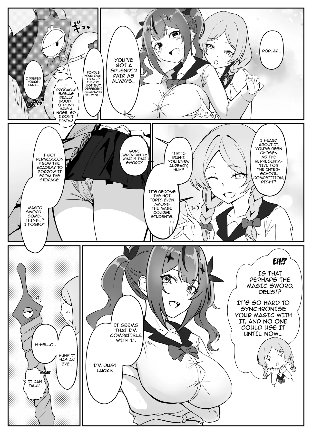 Maken Tensei ~Tensei shitara Saikyou no Maken / Reincarnated As A Demon Sword ~After Reincarnating As The Strongest Demon Sword, I'm Making The Beauty Who Got Me Become Horny Every Time She Uses Me~ page 8 full