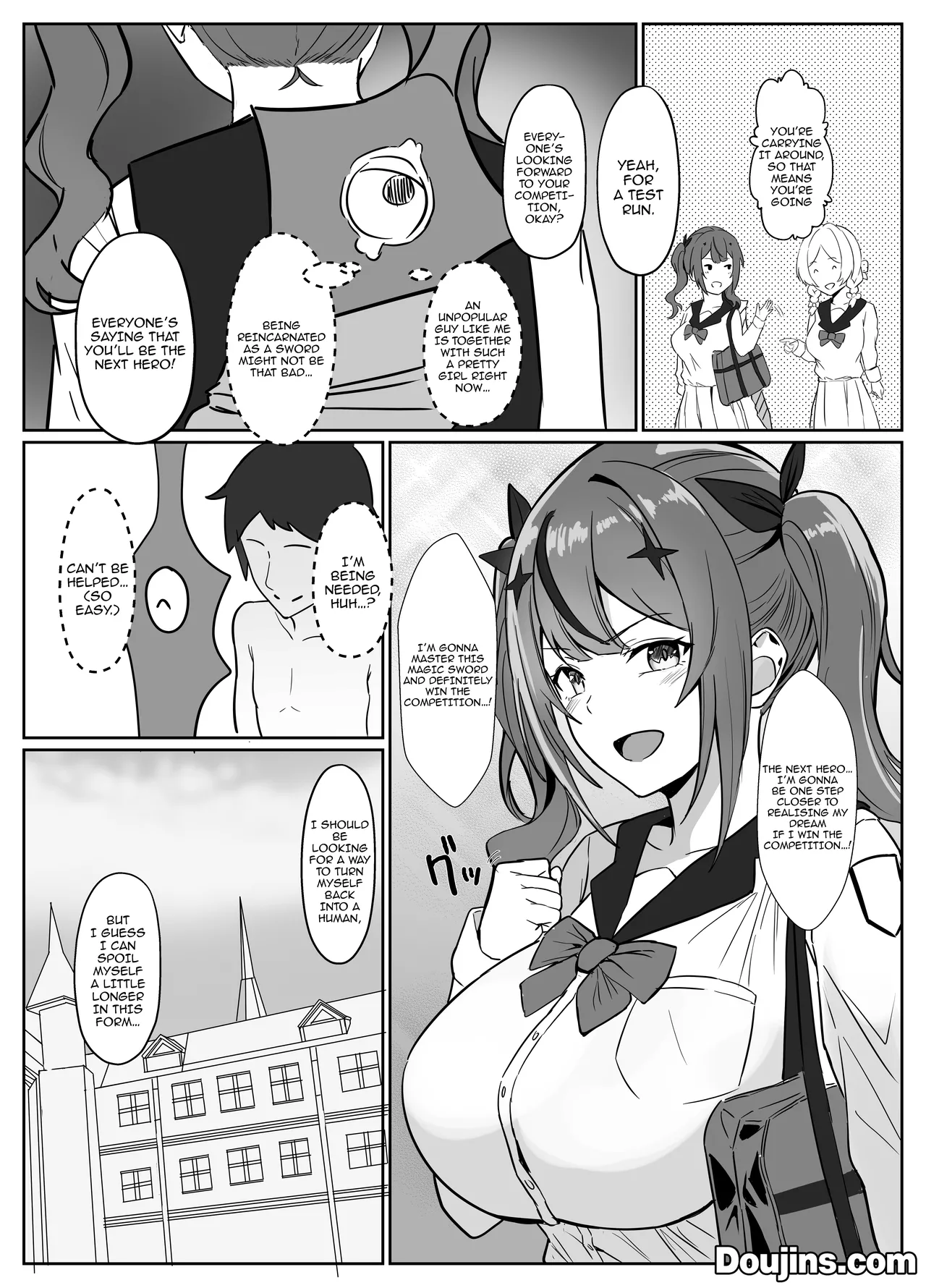 Maken Tensei ~Tensei shitara Saikyou no Maken / Reincarnated As A Demon Sword ~After Reincarnating As The Strongest Demon Sword, I'm Making The Beauty Who Got Me Become Horny Every Time She Uses Me~ page 9 full