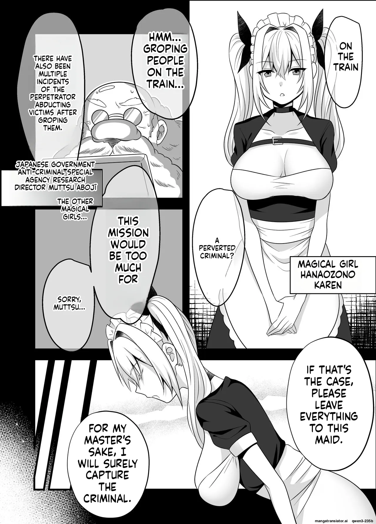 Mahou Shoujo VS Shokushu Chikan Otoko page 8 full