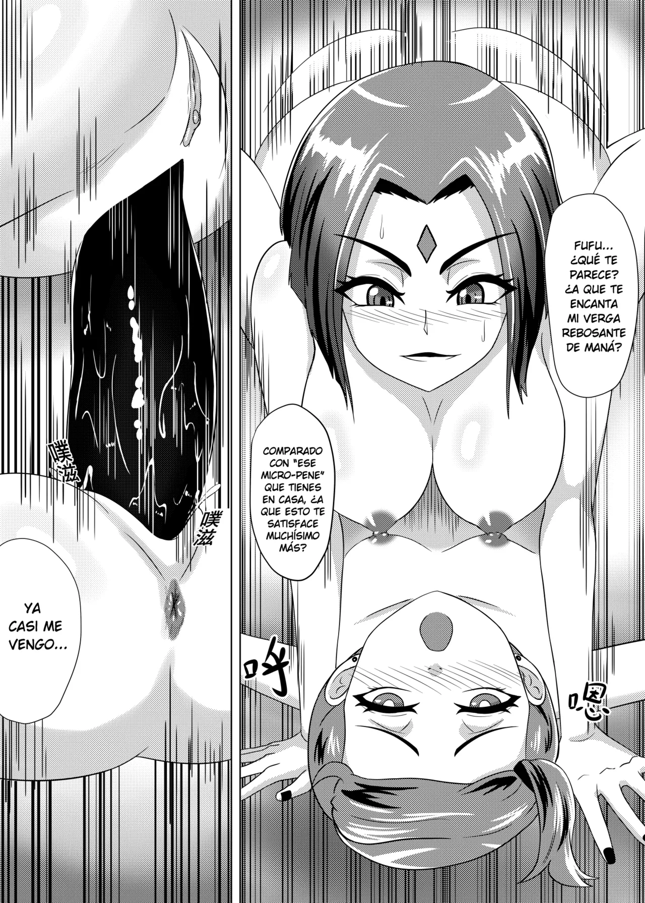 Gwen &amp; Raven Love Hot Spring Chapter  Spanish page 10 full