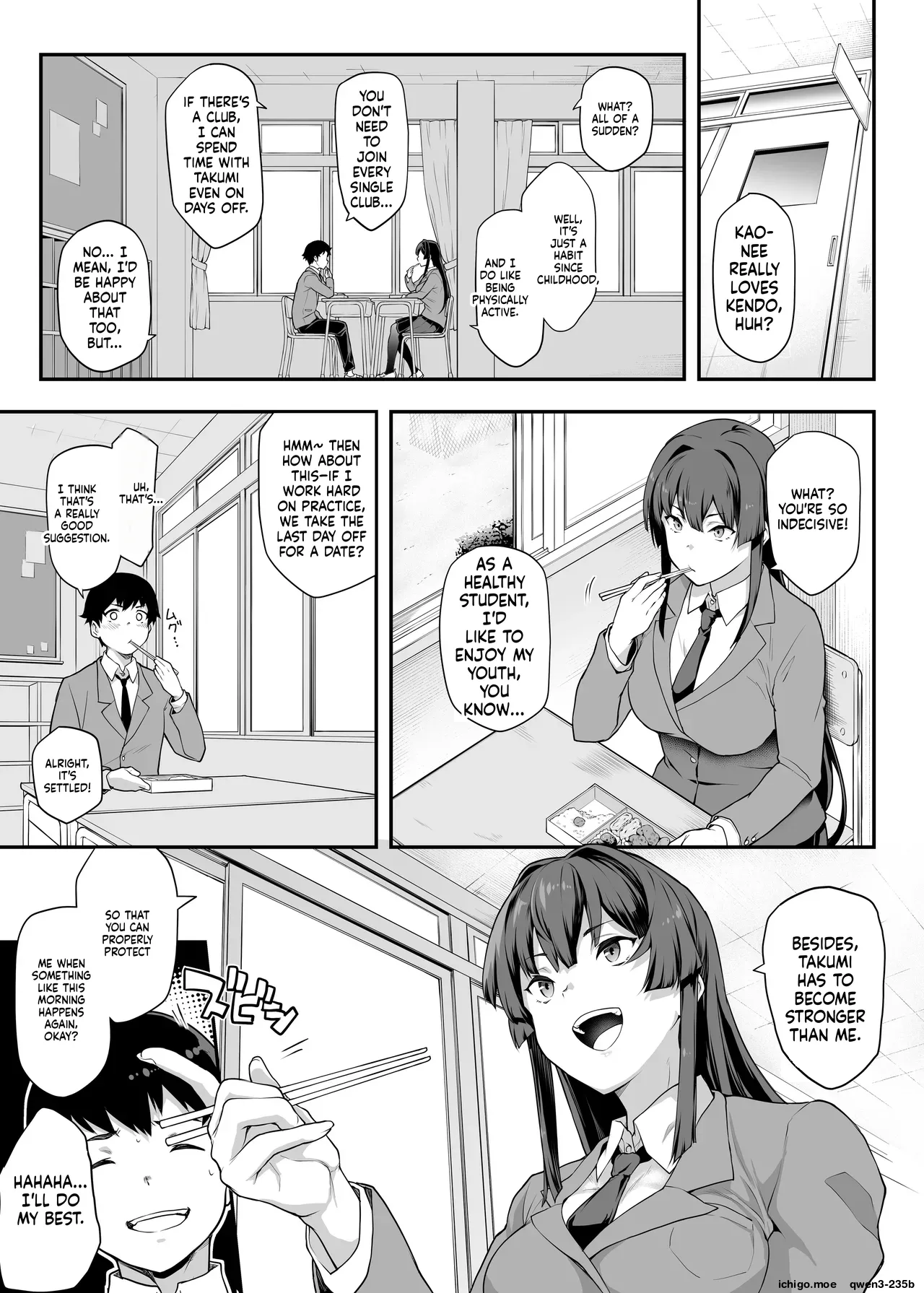 Kendoubu Shushou de Osananajimi no Bijin de Tsuyoi Boku no Kanojo ga, Charao ni Assari Otosareru Wake ga Nai page 5 full