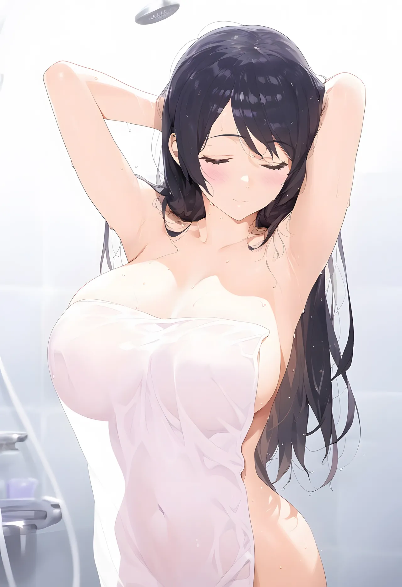Tsubasa Hanekawa bathroom page 10 full