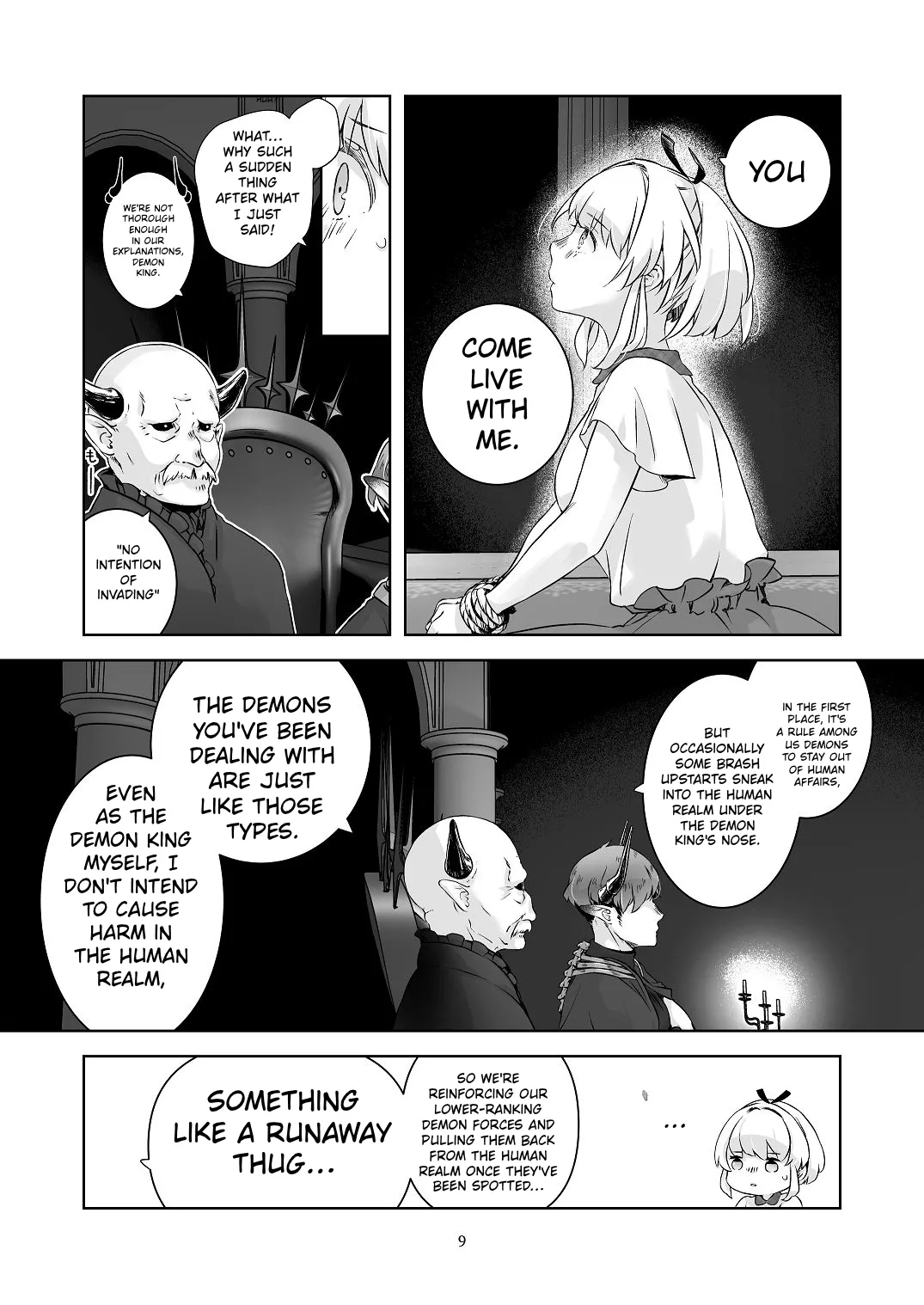 The Whimsical Demon King Takes an Earnest Magical Girl as His Bride: Vol. 1 page 9 full