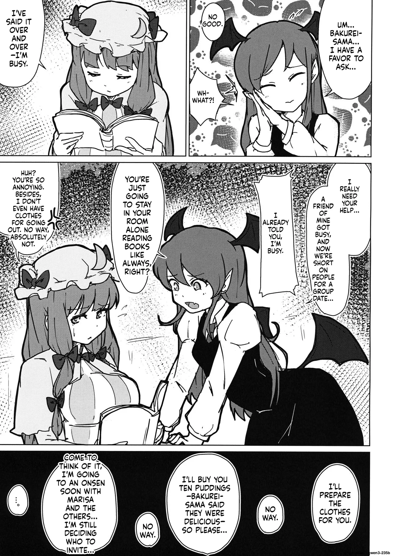 Patchouli no Hatsuiki Oni Acme to Sanran Jijou page 2 full