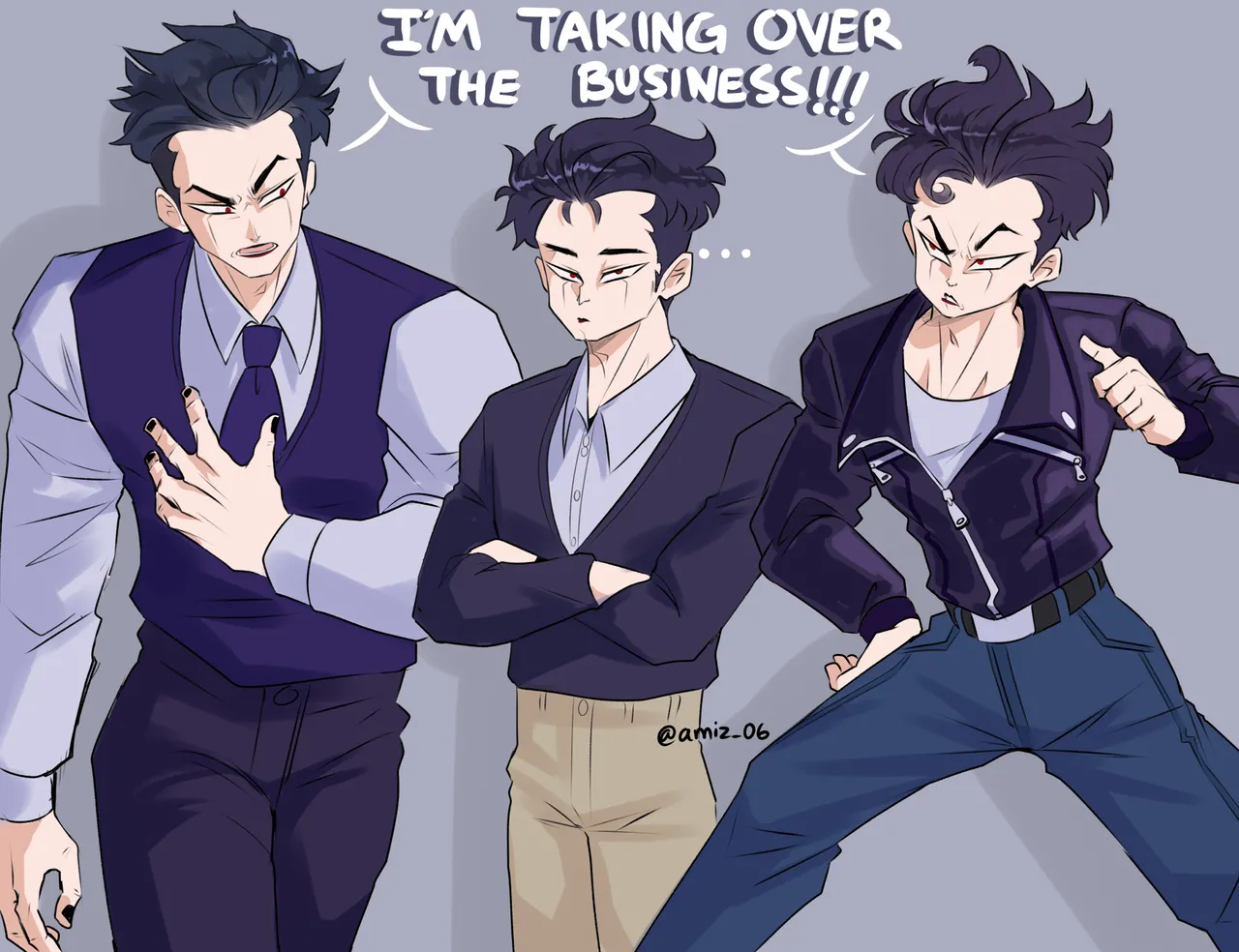 Dragon Ball human AU page 3 full