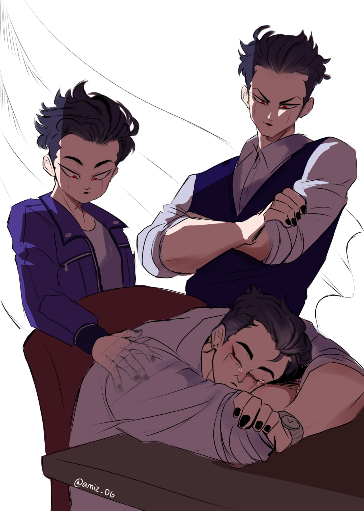 Dragon Ball human AU page 8 full