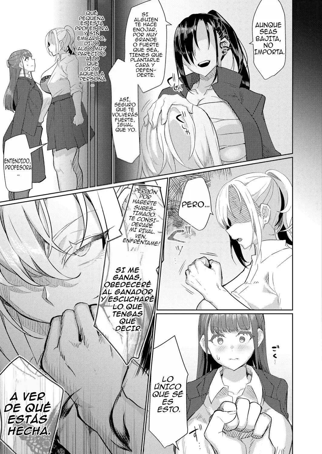 Futanari Bakukon Shinmai Kyoushi Ai to Honoo no Ero Niku Yankee Netsu Ketsu Shidou ~Muchi na Mesu Koso Seidai ni Ike~｜Guía Erótica de Amor de Carne Yankee Apasionada ~Las Hembras Ignorantes Deben Ser Folladas como es Debido~ page 5 full