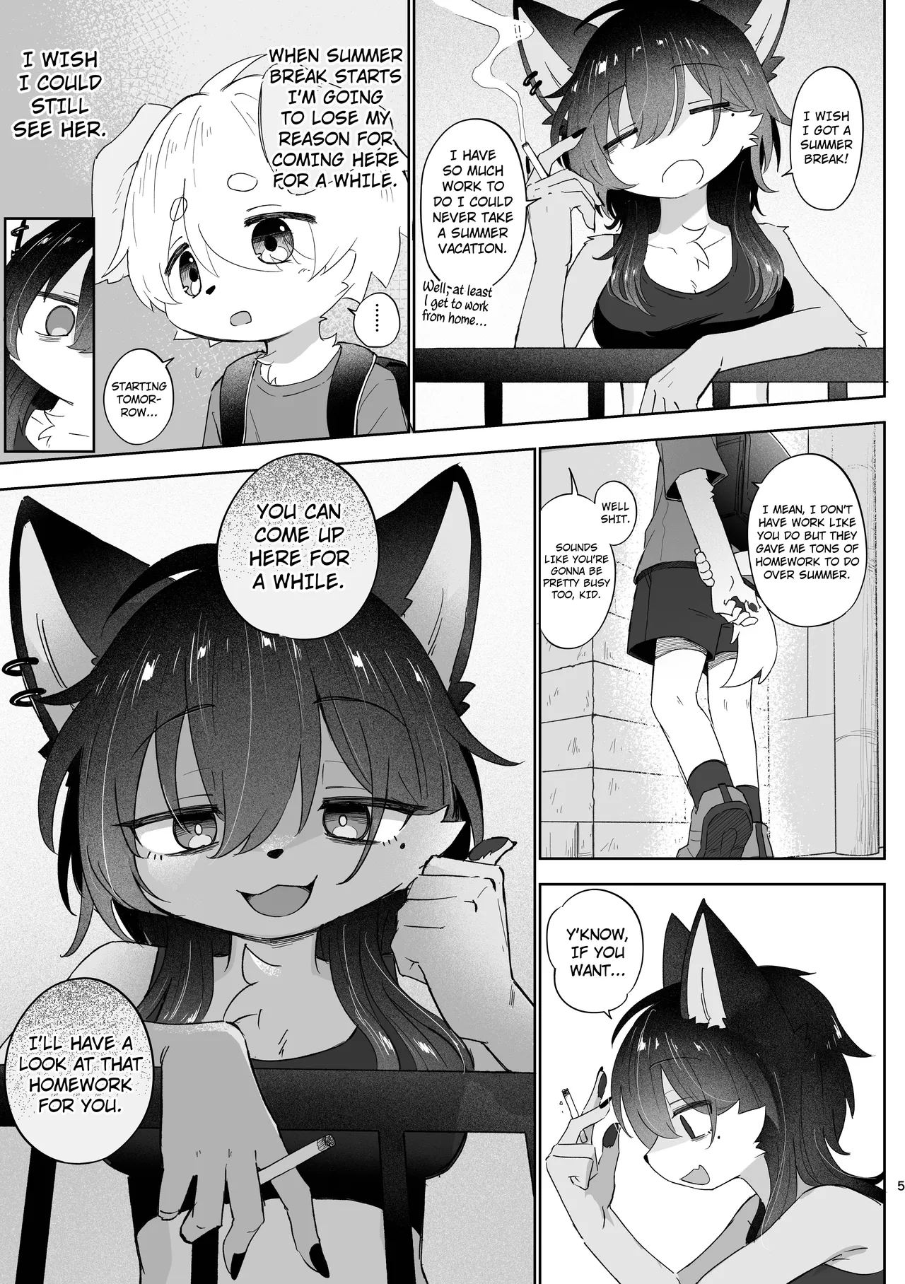 Natsu yasumi mae no omoide | Making A Memory For Summer Vacation page 6 full